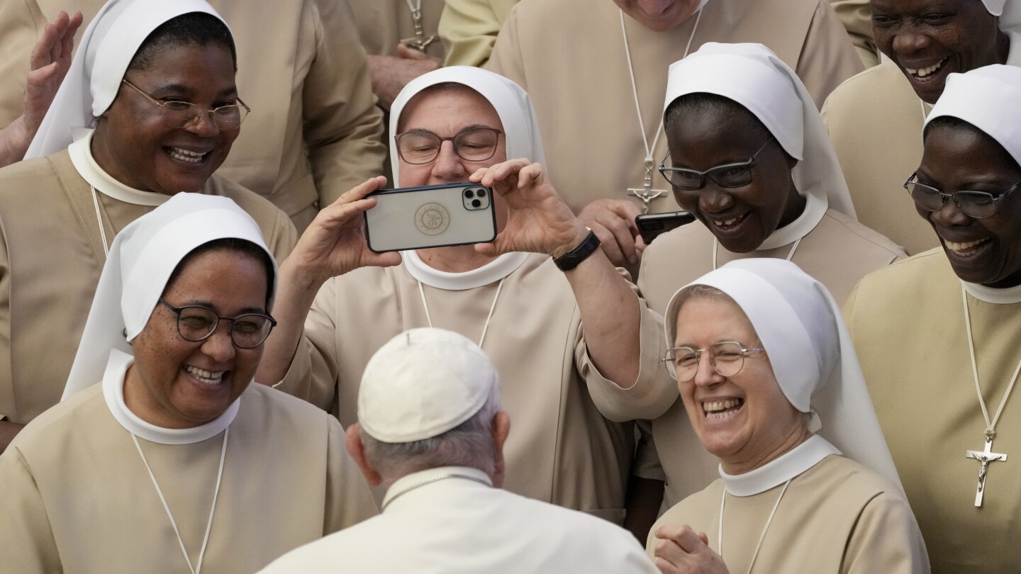 Pope urges religious orders to pray for new priests and nuns as their numbers continue to fall