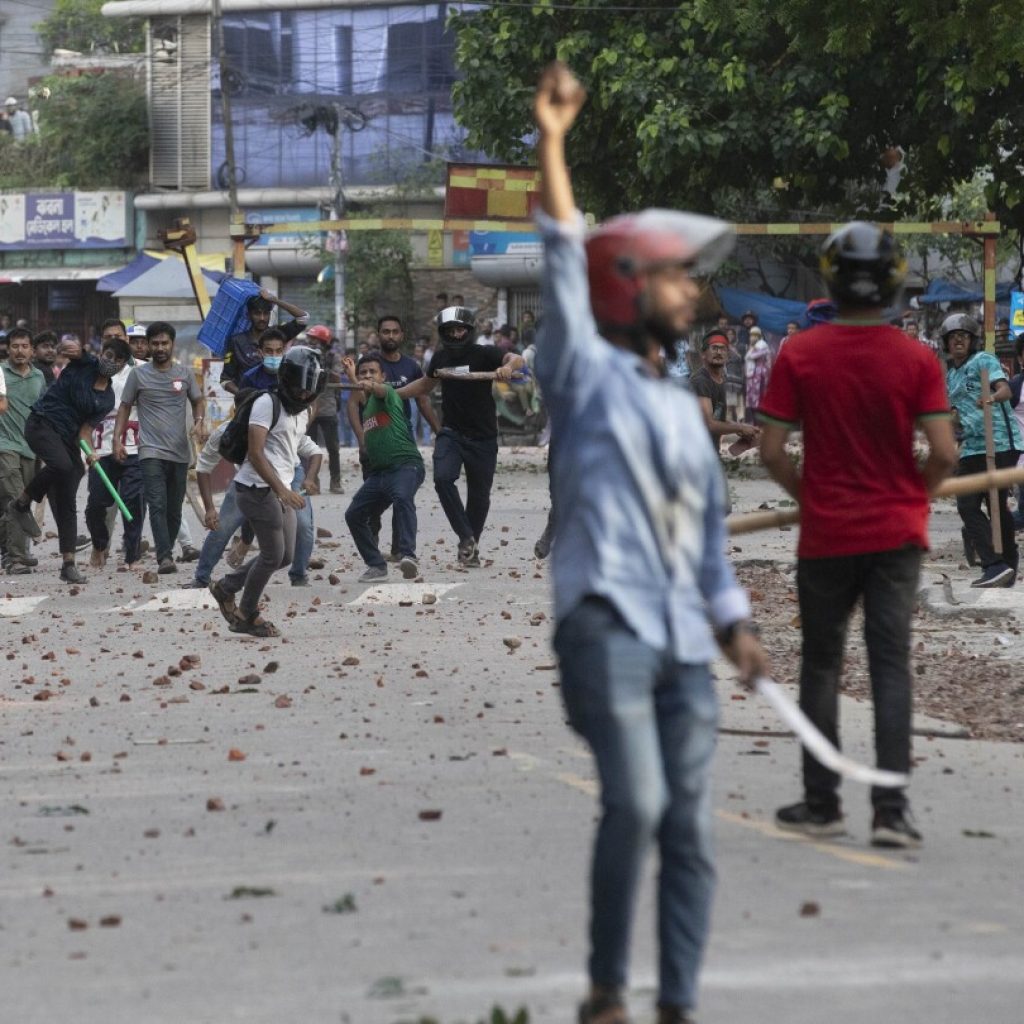 Violent clashes over quota system in government jobs leave scores injured in Bangladesh