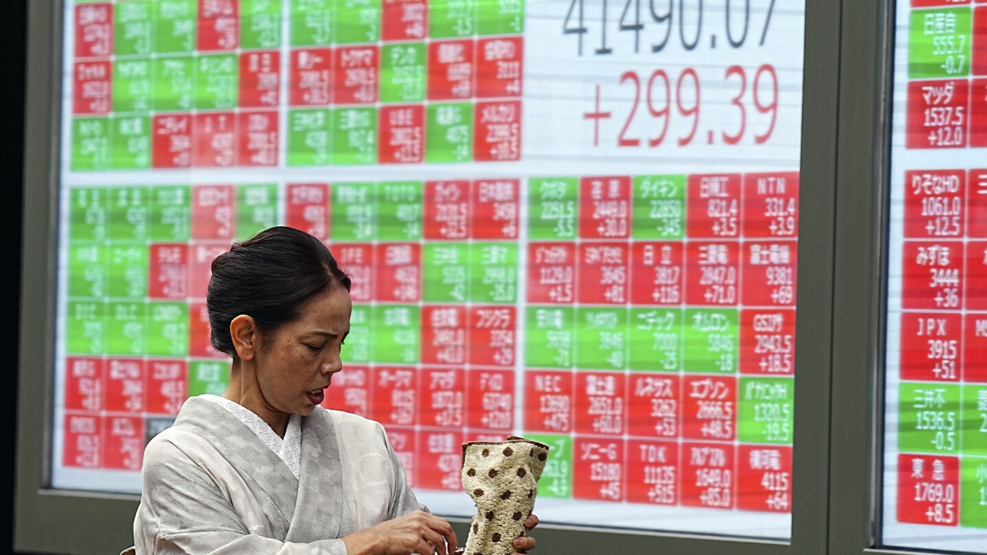 Stock market today: Asian stocks are mixed after Dow sets a new record