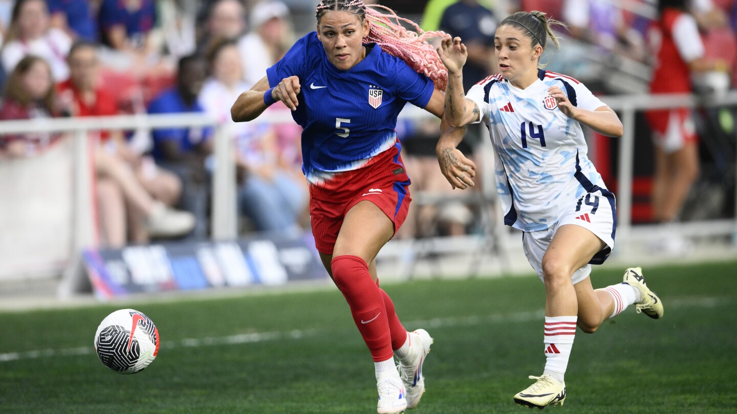 US women’s soccer team fights the heat, plays to a draw against Costa Rica in final Olympic tune-up