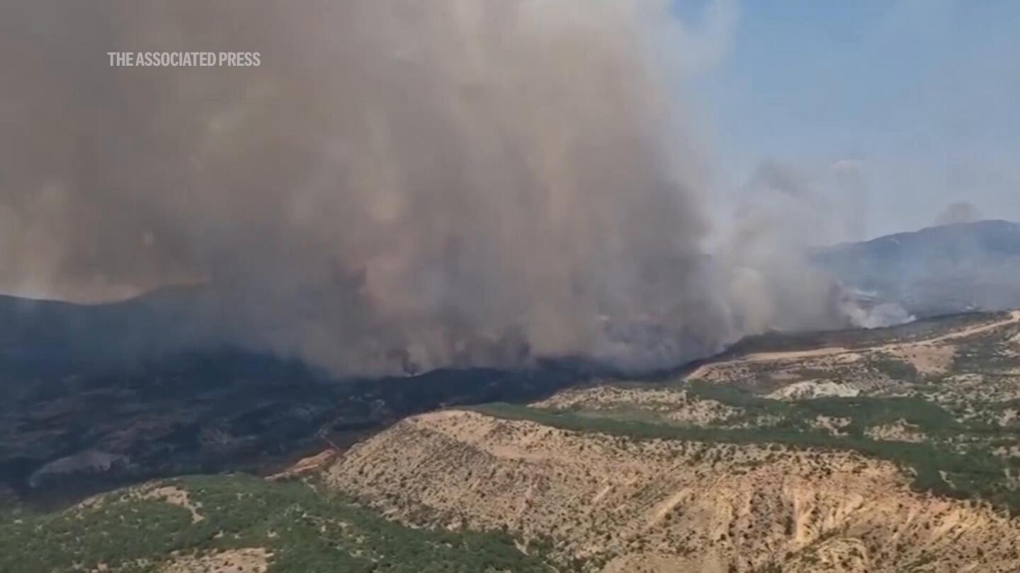 Countries in south-eastern Europe continue to battle wildfires as temperatures soar | AP News