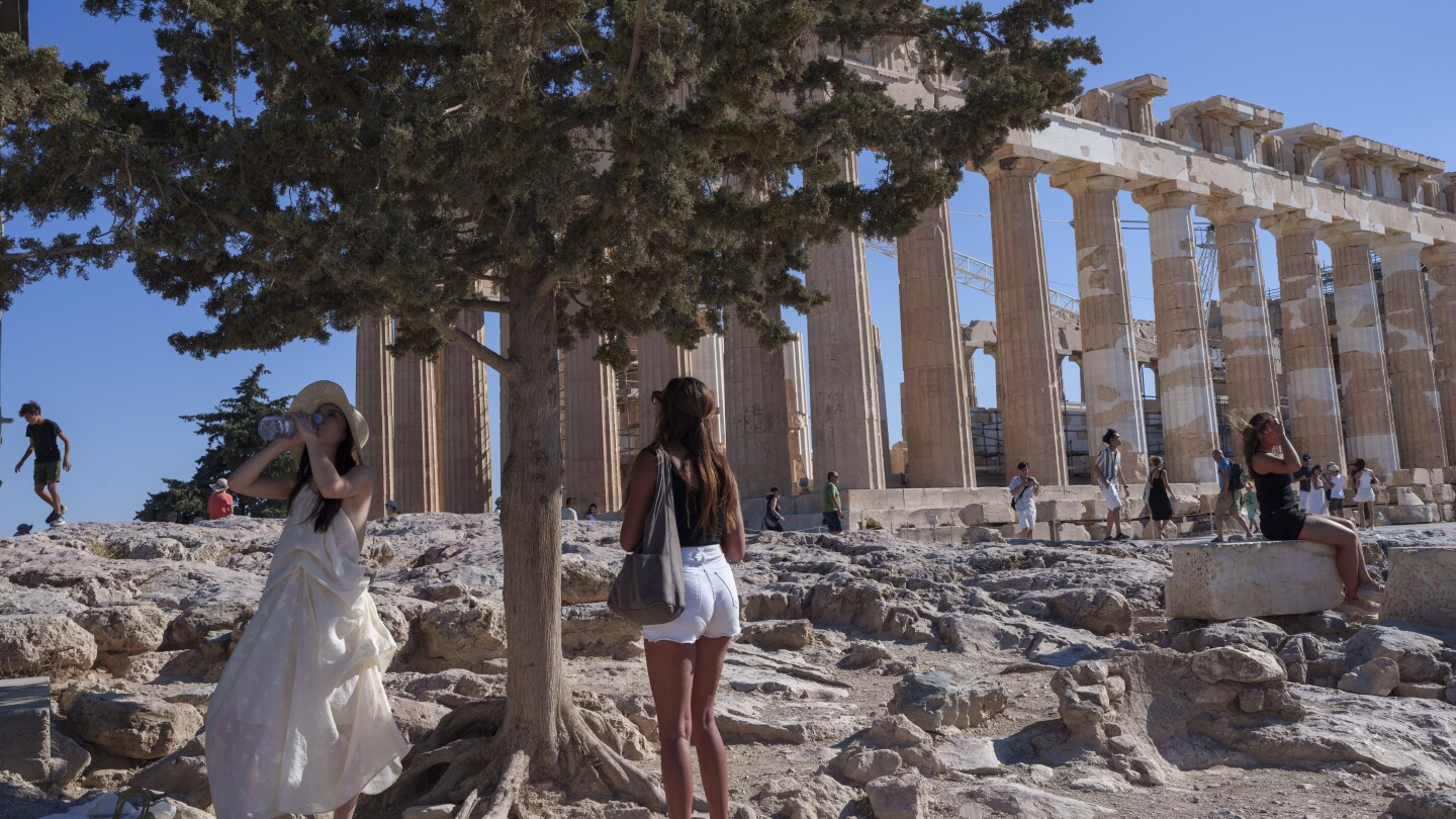 Greece shuts Acropolis during the hottest part of the day as southern Europe swelters in a heat wave