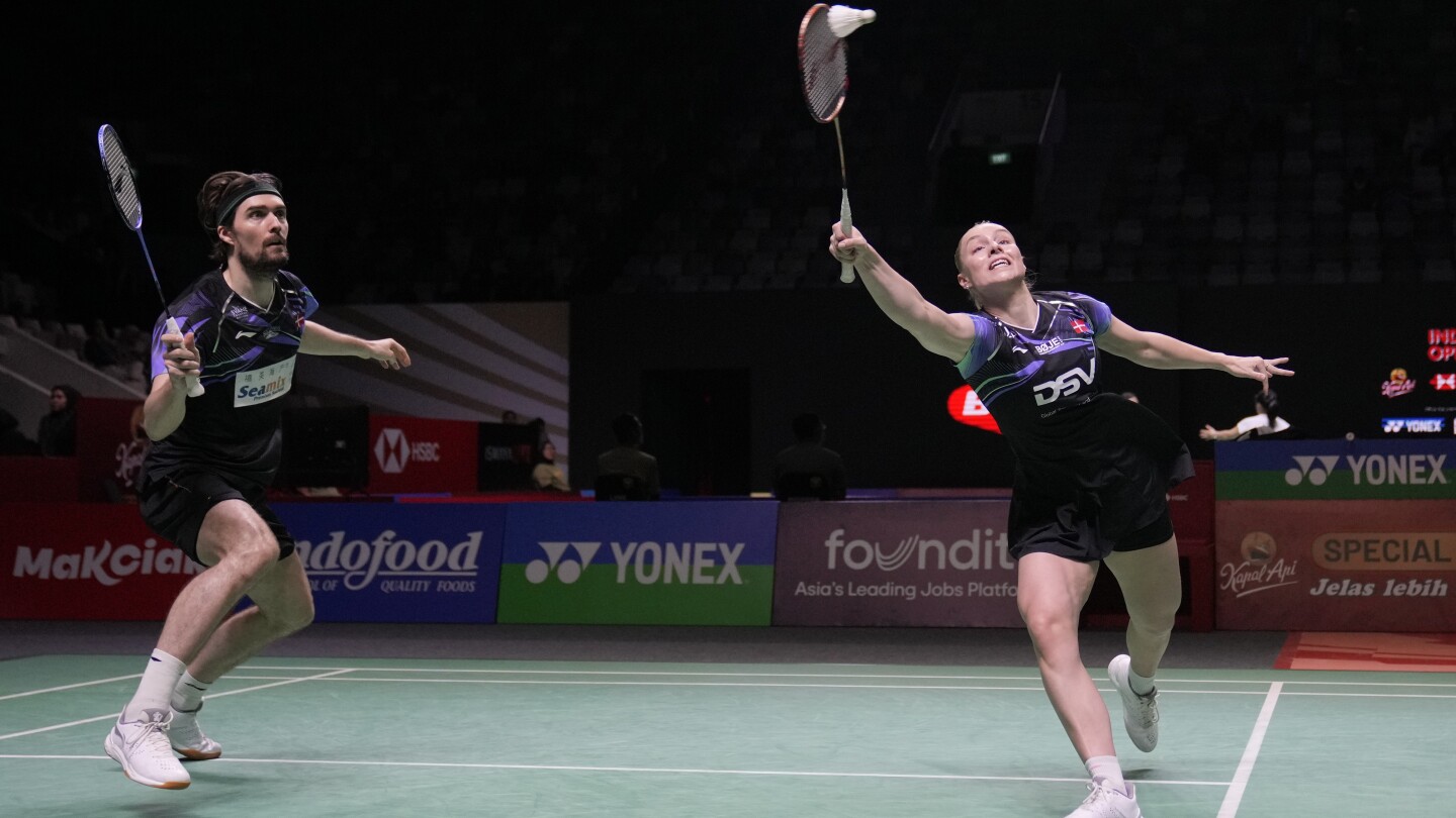 Denmark mixed doubles badminton player Mathias Christiansen withdraws from Paris Olympics