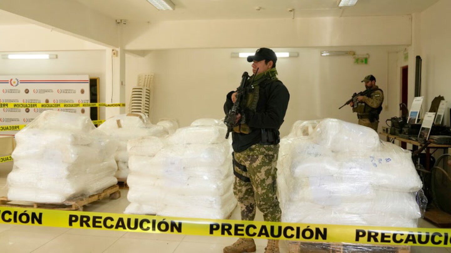 Paraguay authorities find 4 tons of cocaine stashed in sugar in country’s biggest drug bust yet | AP News