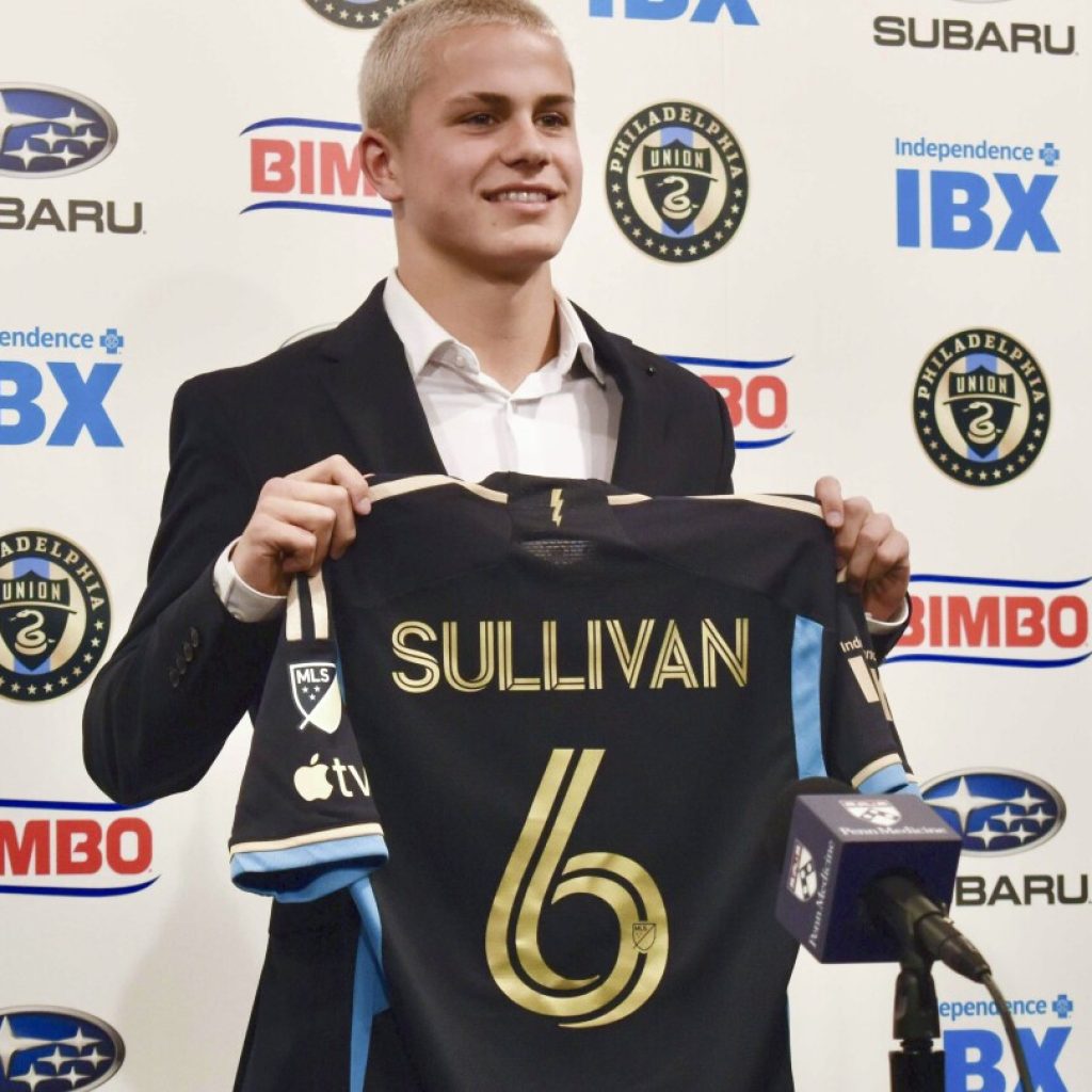 Philadelphia Union midfielder Cavan Sullivan is the youngest ever in MLS. He’s just 14 years old