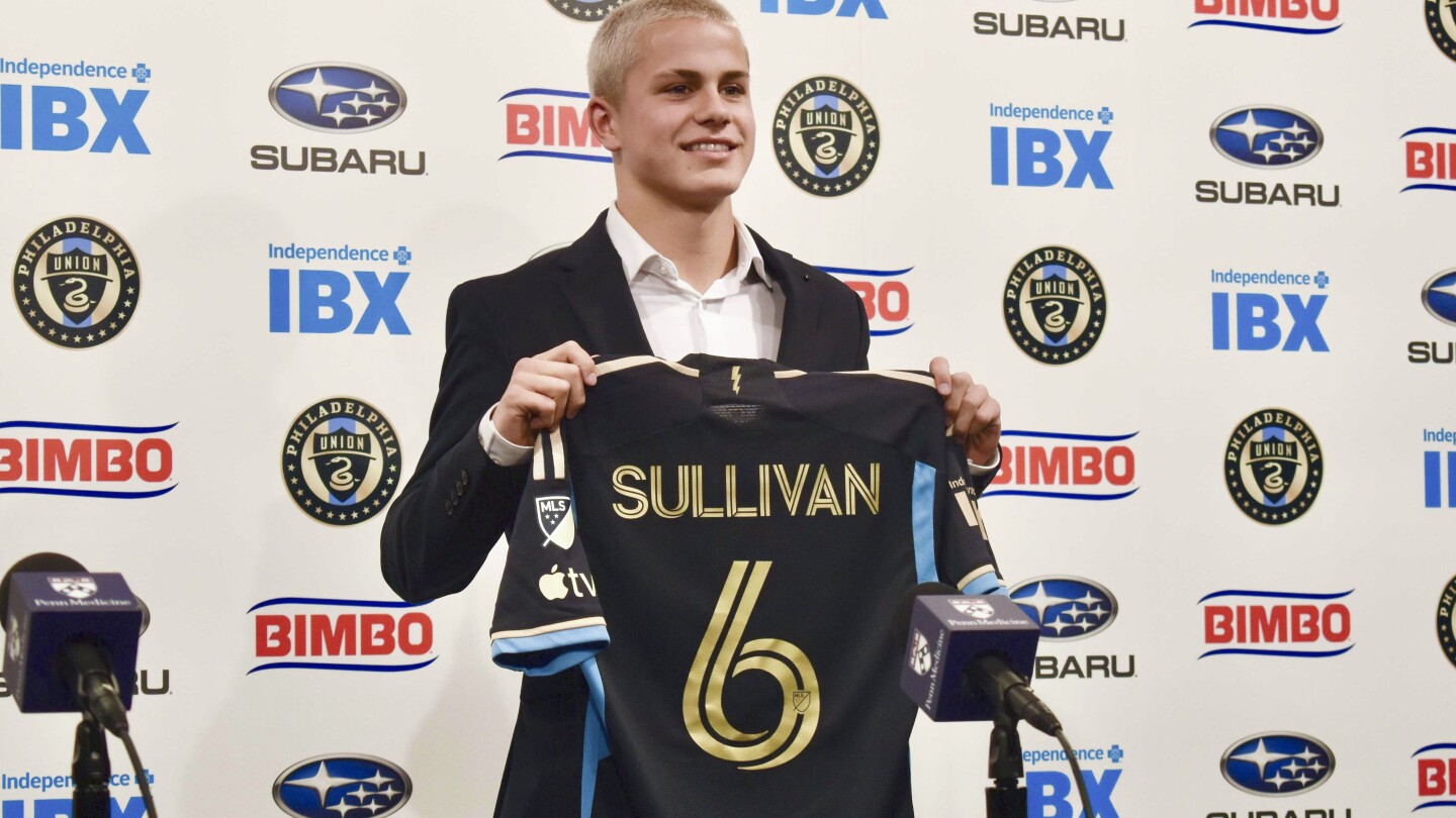 Philadelphia Union midfielder Cavan Sullivan is the youngest ever in MLS. He’s just 14 years old