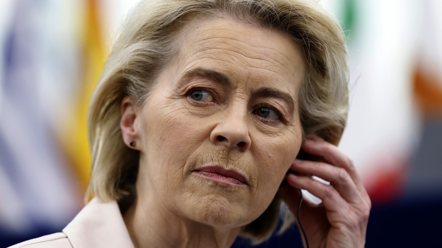 European Commission President Ursula von der Leyen faces vote on her bid for second 5-year term