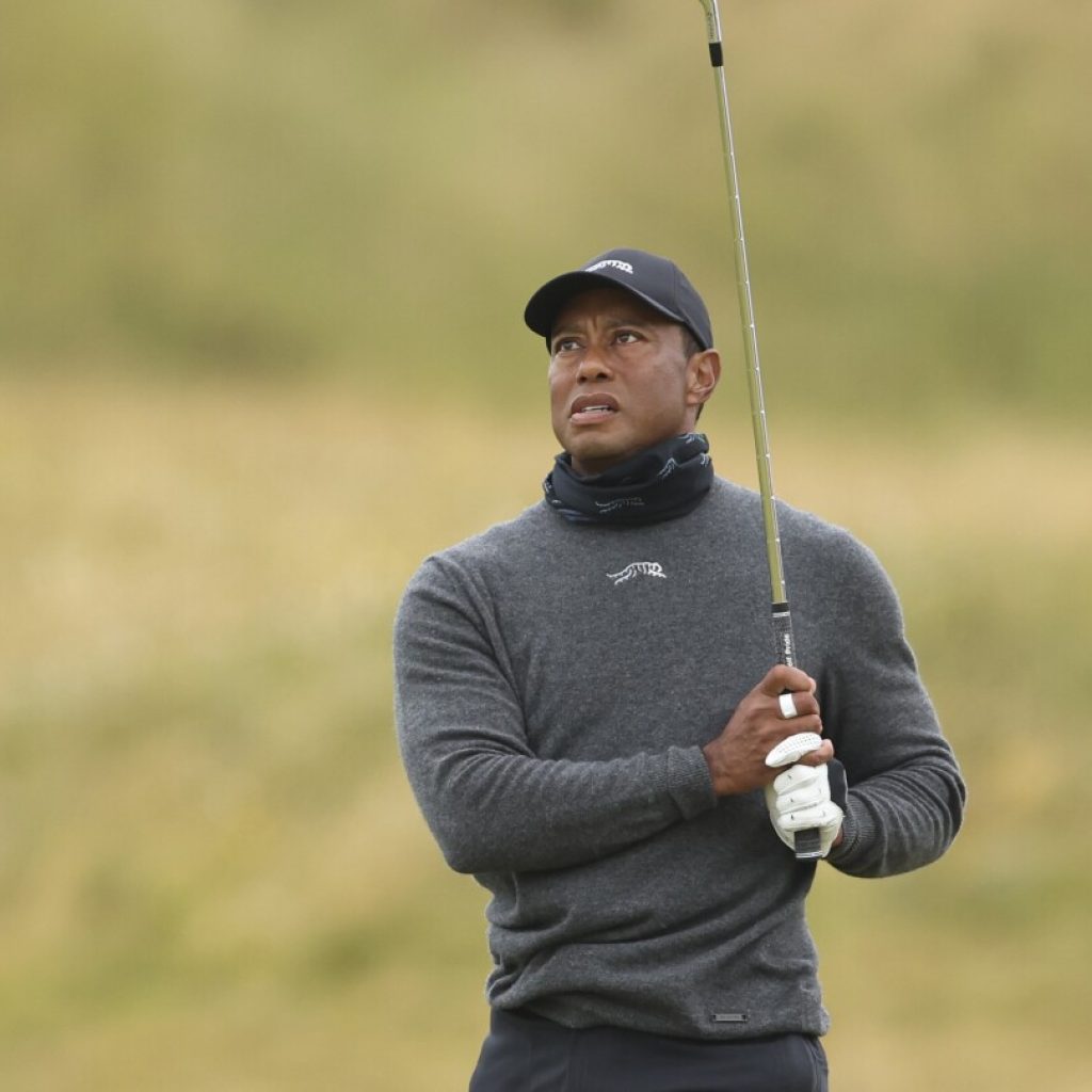 Tiger Woods in danger of missing cut at British Open again after 8-over 79 at Royal Troon