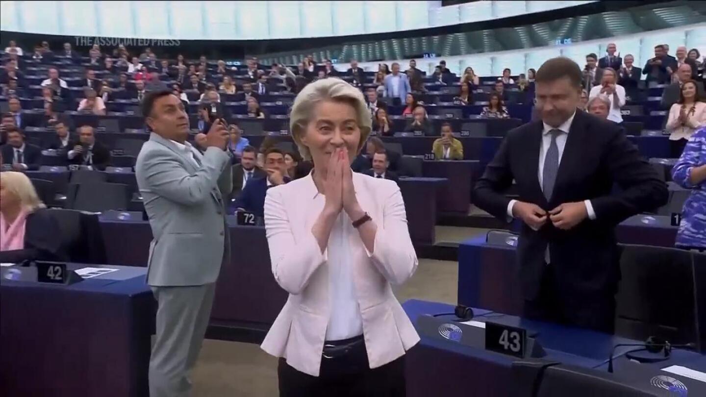 Ursula von der Leyen reelected as President of the European Commission | AP News