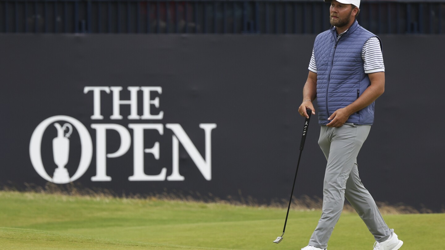 Dan Brown making a name for himself at British Open as a leader at Royal Troon