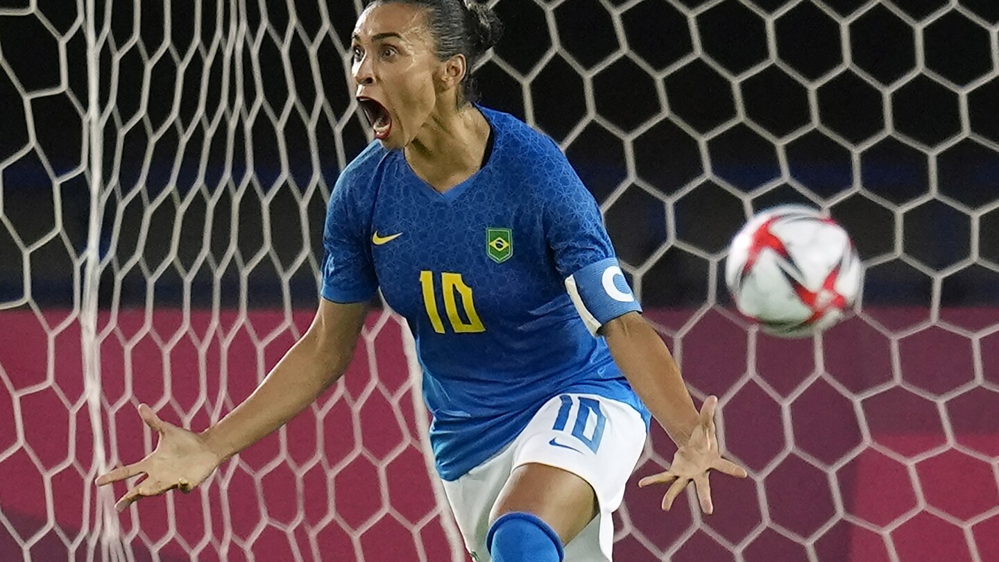 Marta pursues soccer gold at the Olympics while preparing to pass the torch to Brazil’s youngsters