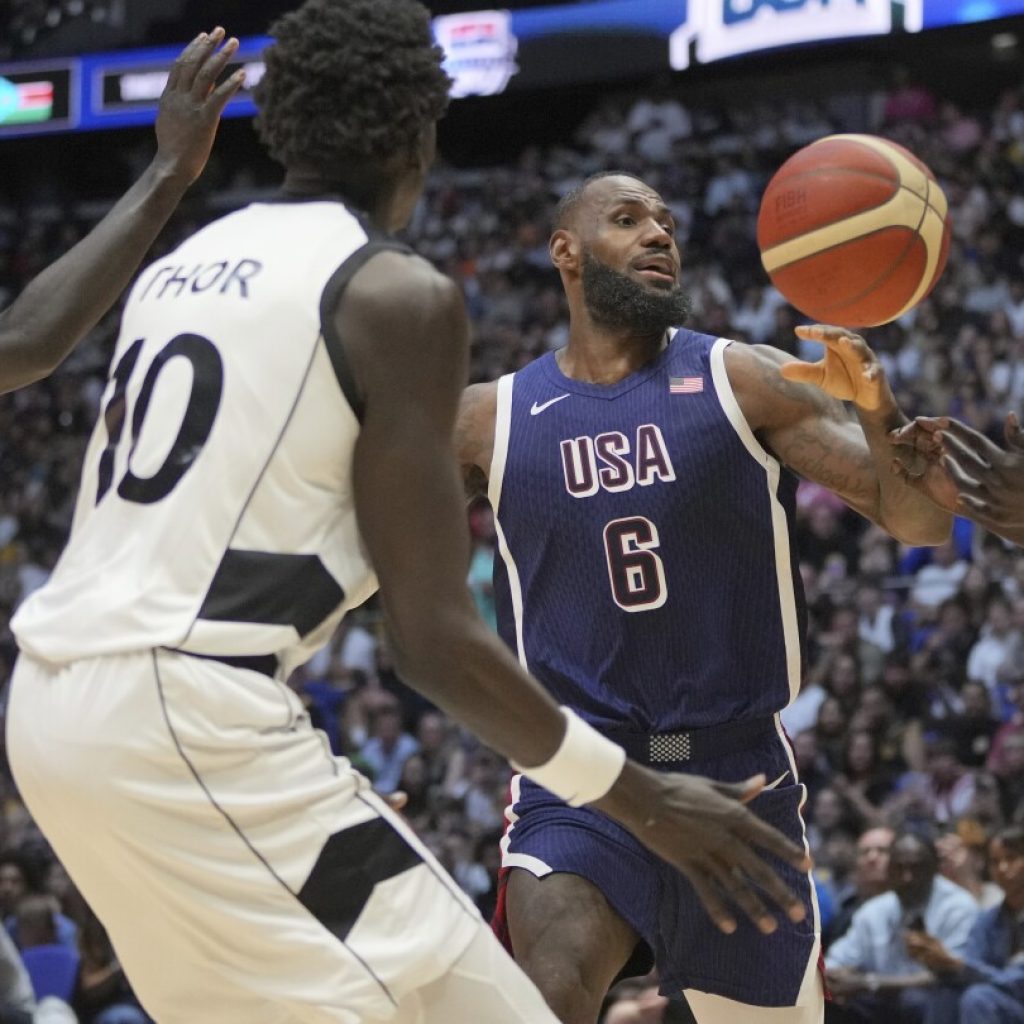 James hits game winner with 8 seconds left, US avoids upset and escapes South Sudan 101-100