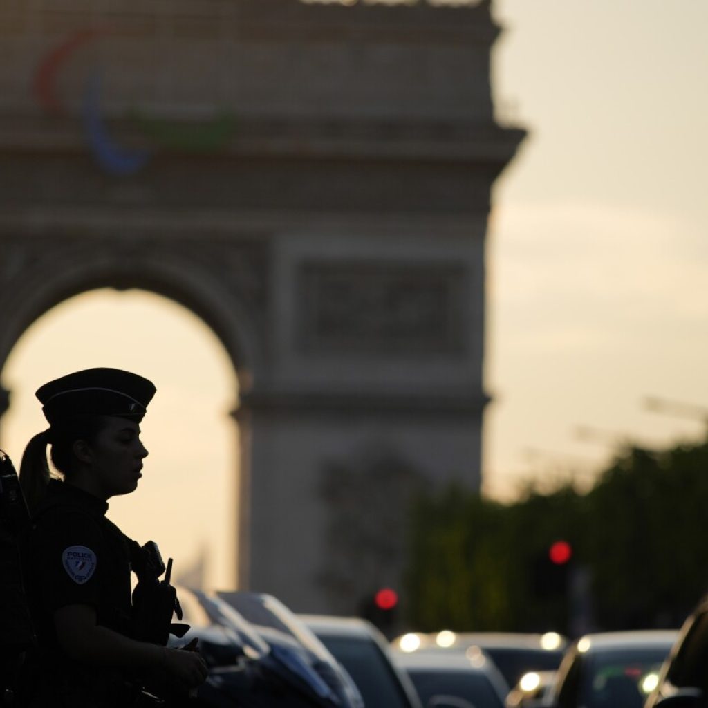 Police and military secure the city ahead of the Olympic Games