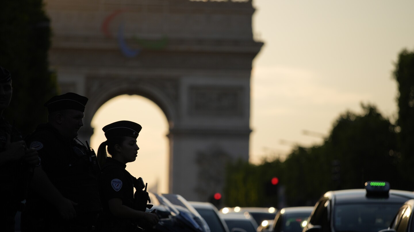 Police and military secure the city ahead of the Olympic Games