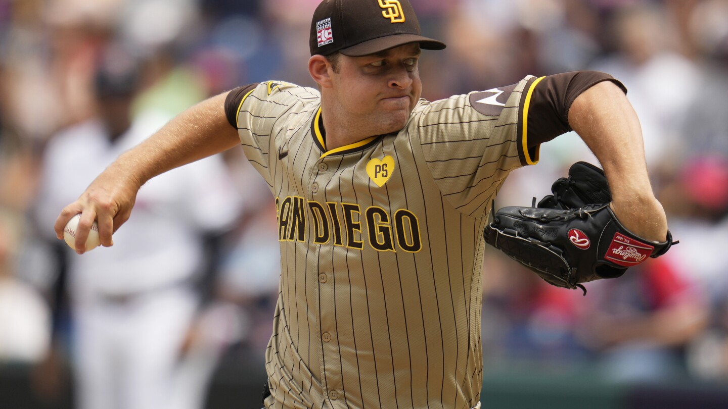 Padres’ Michael King has not allowed a hit through 6 innings against the Guardians