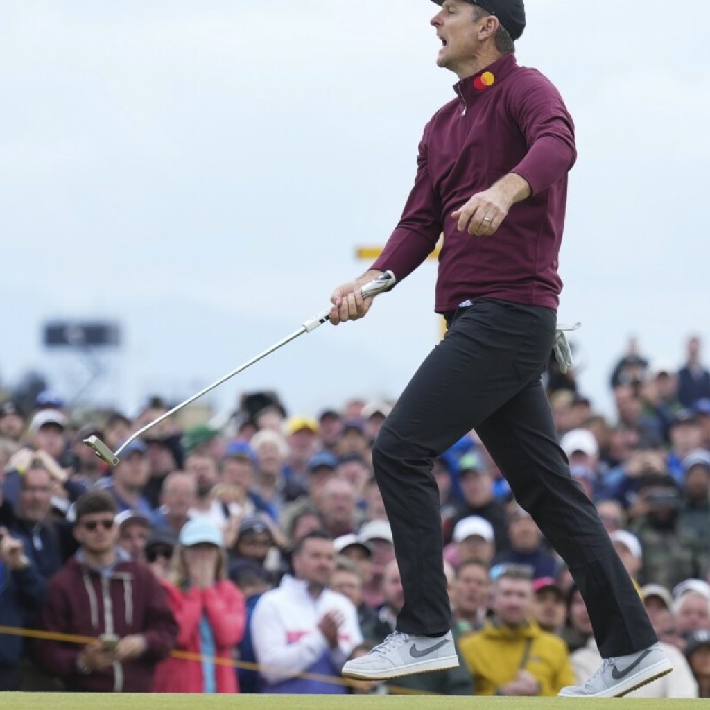 Justin Rose ‘choking back tears’ after Xander Schauffele surges to British Open title