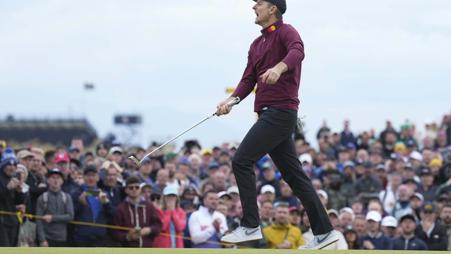 Justin Rose ‘choking back tears’ after Xander Schauffele surges to British Open title