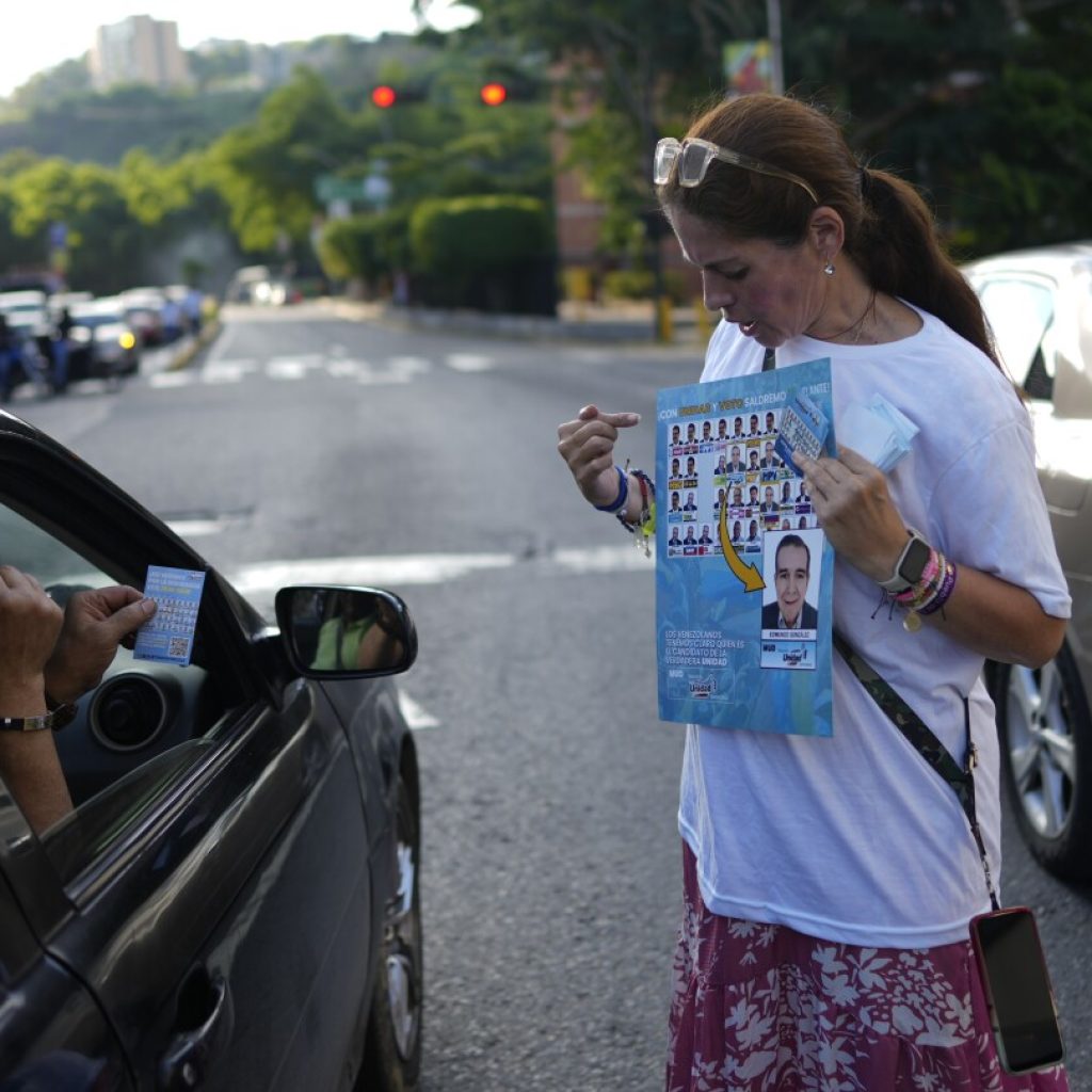 Venezuelan opposition voters band to safeguard election, warning of the ruling party’s tricks