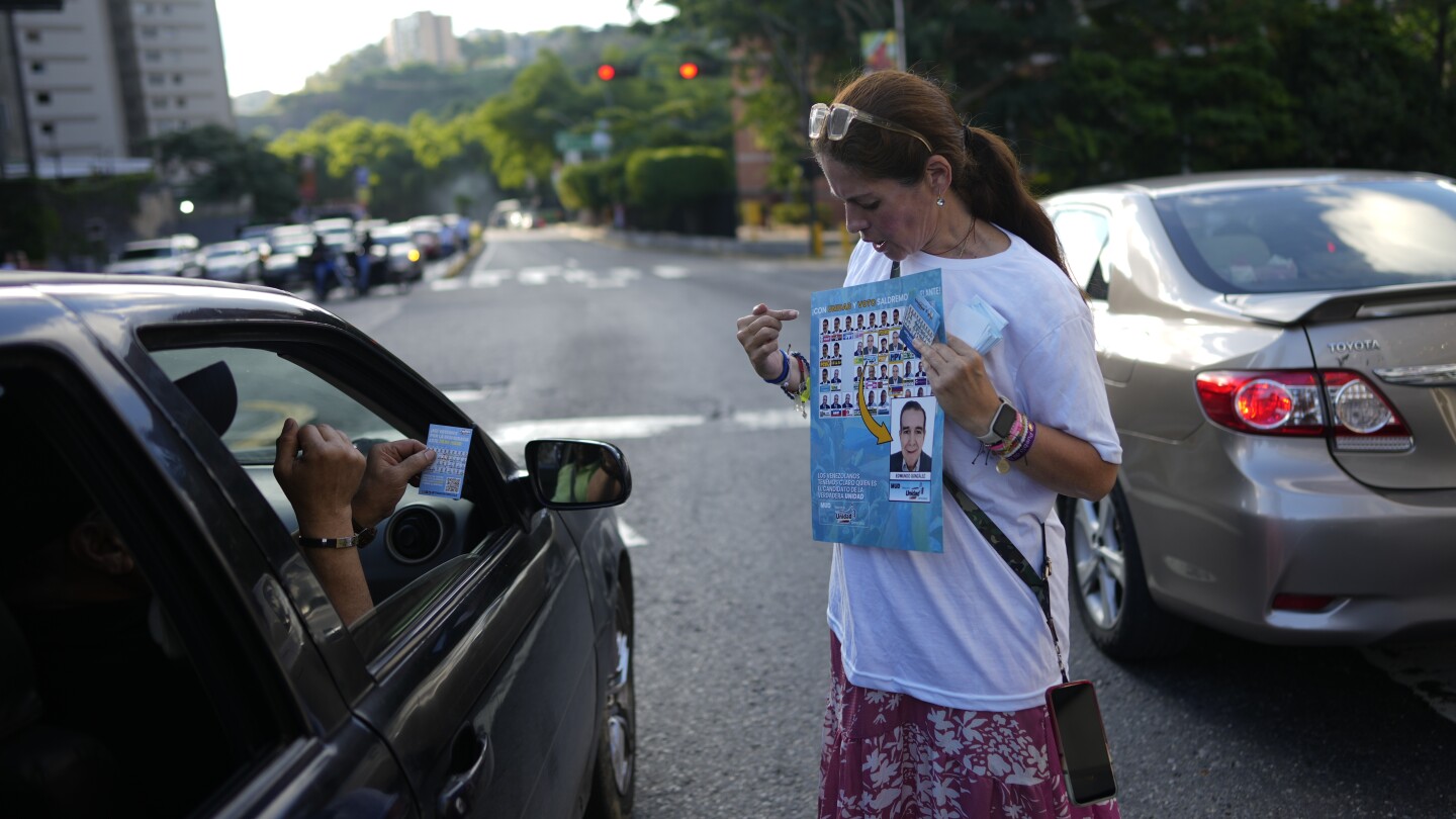 Venezuelan opposition voters band to safeguard election, warning of the ruling party’s tricks