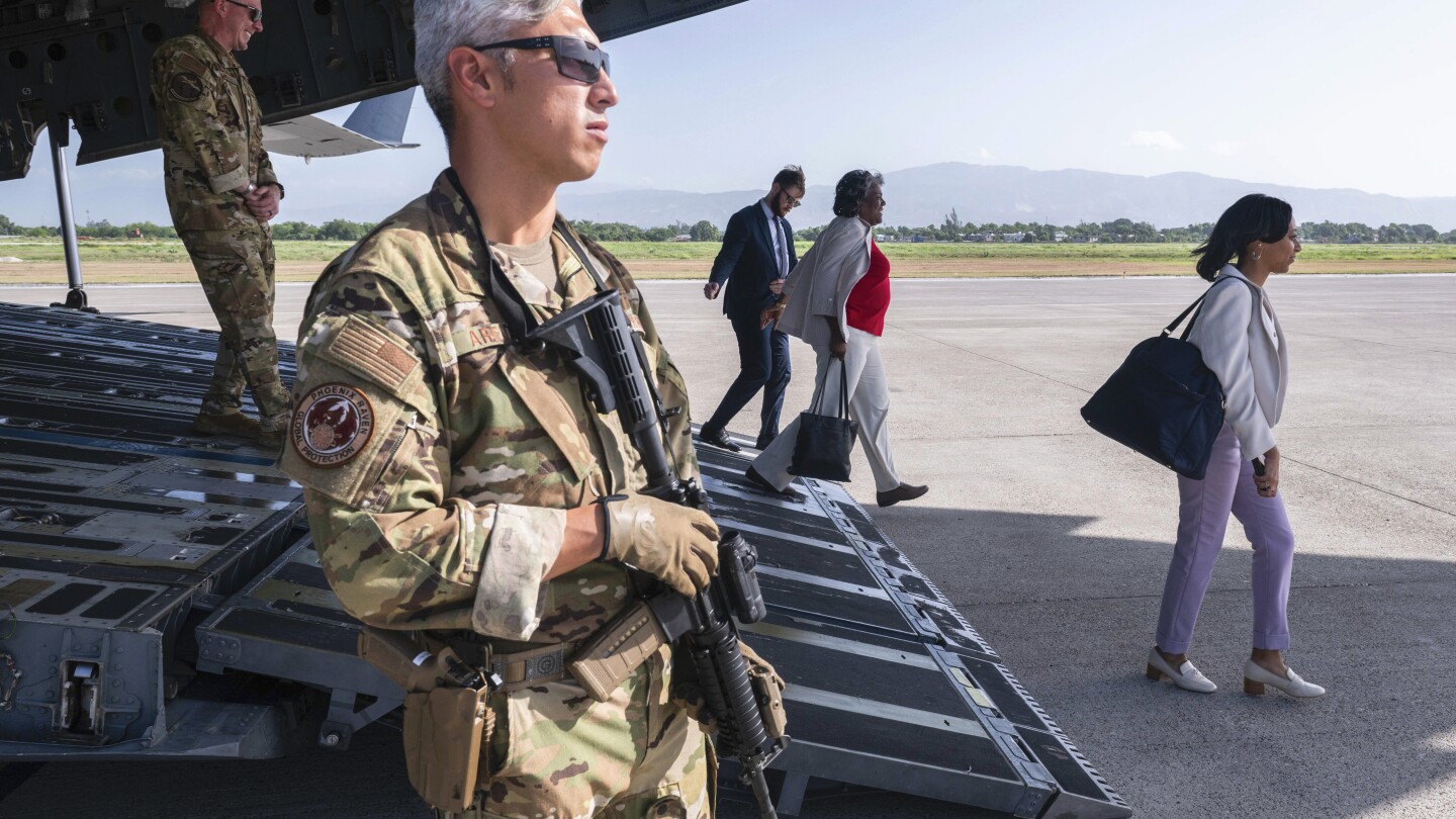 US ambassador visits Haiti to meet new leaders and Kenyan police helping to curb gang violence