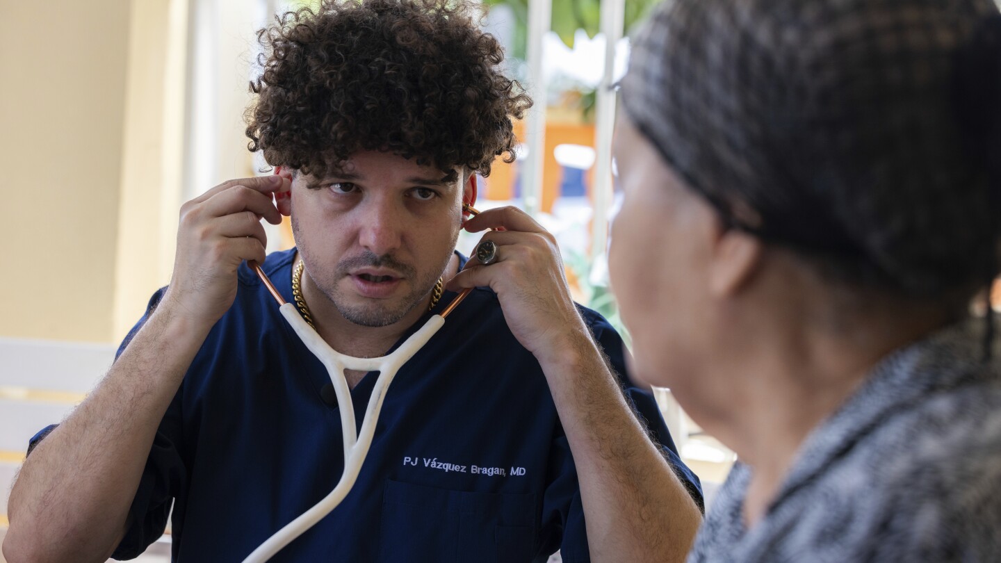 As doctors in Puerto Rico leave in droves, a rapper tries to fill in the gaps