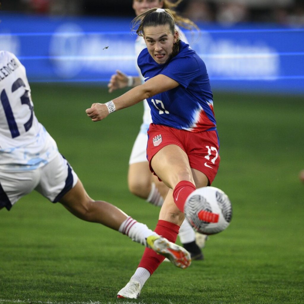 Sam Coffey is reveling in the Olympic experience after being left off the US Women’s World Cup team