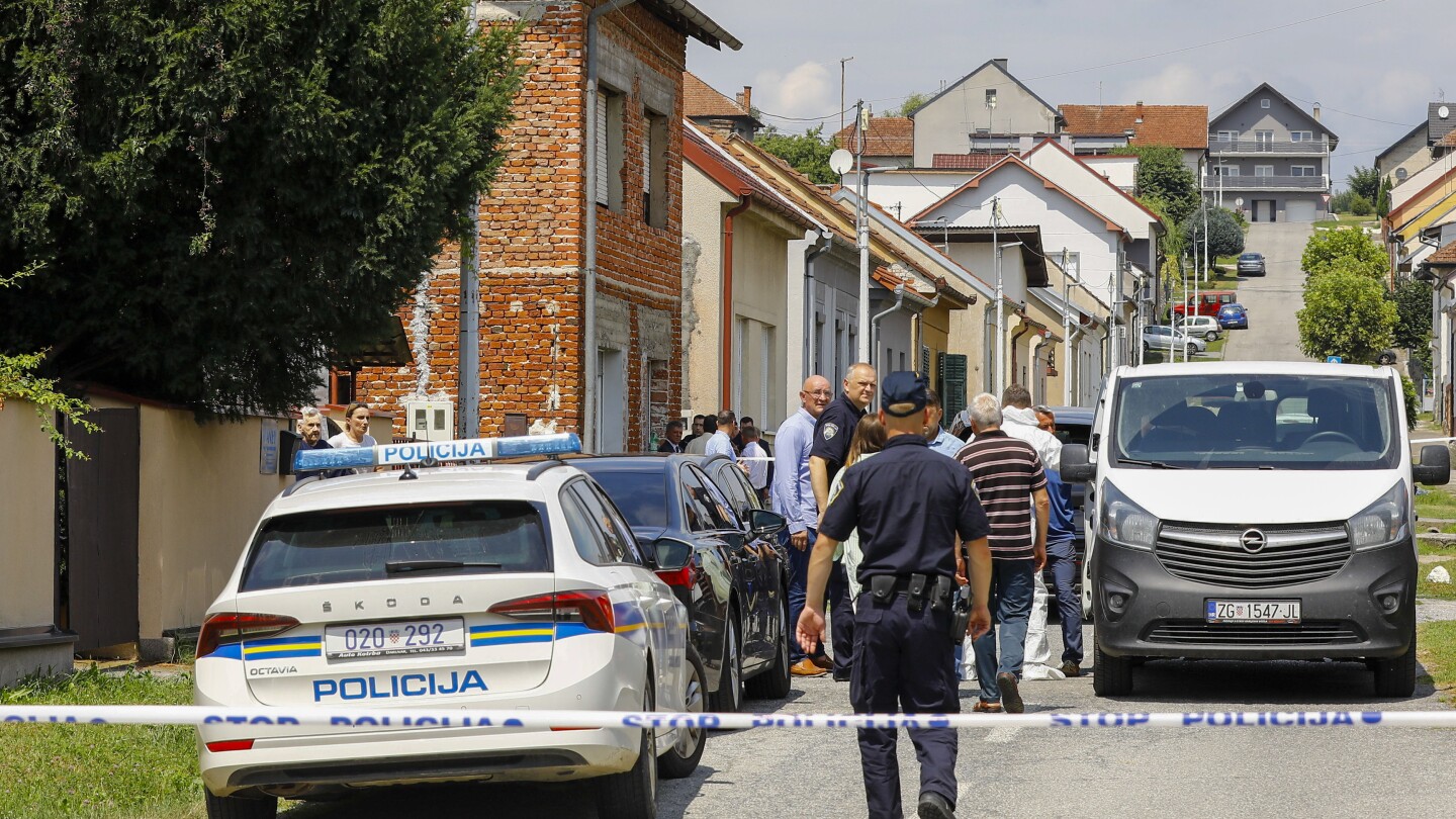 Suspected gunman in Croatia nursing home killings charged on 11 counts, including murder