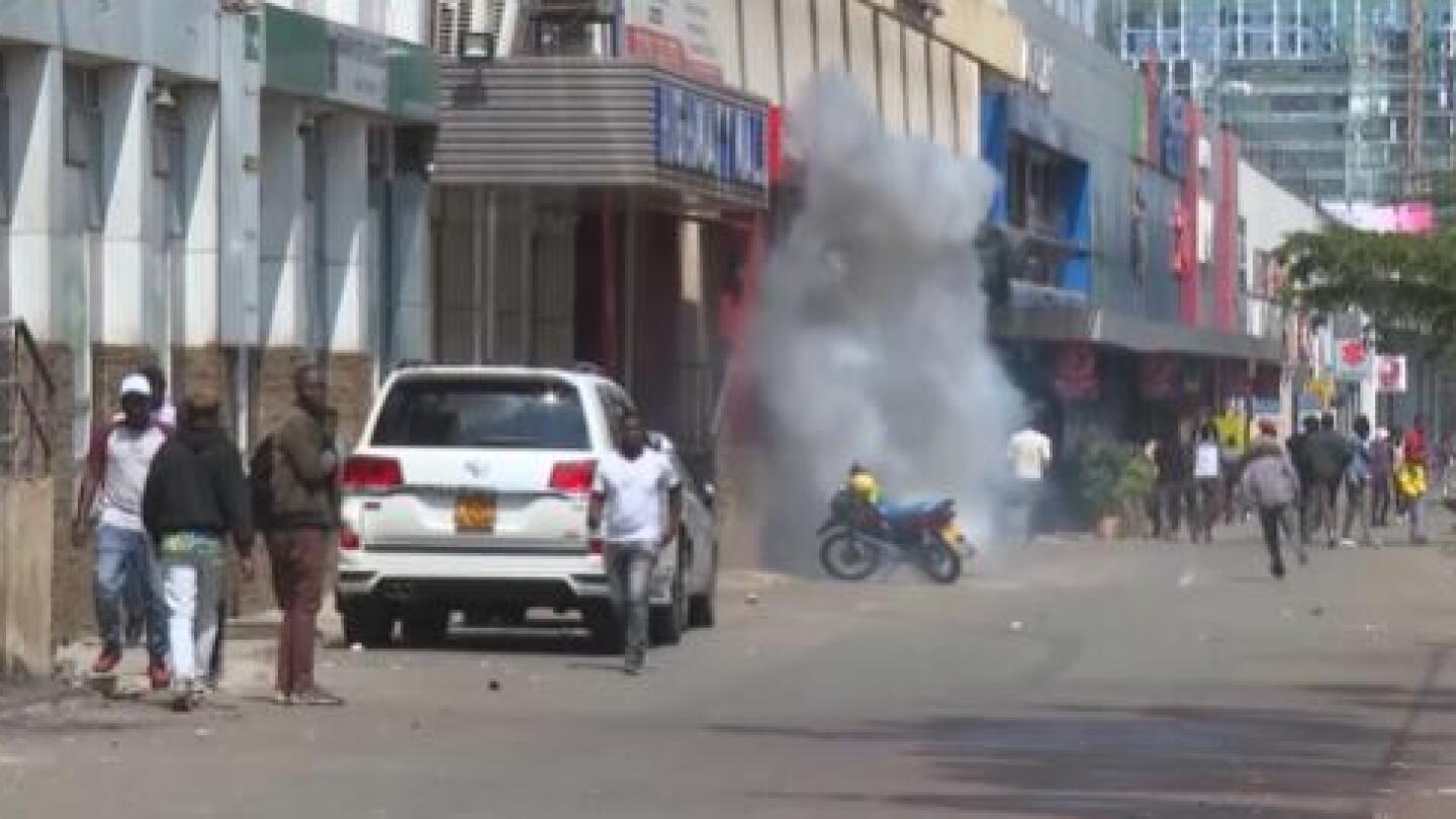 Kenya police crack down as anti-government protesters clash with pro-government group in capital | AP News