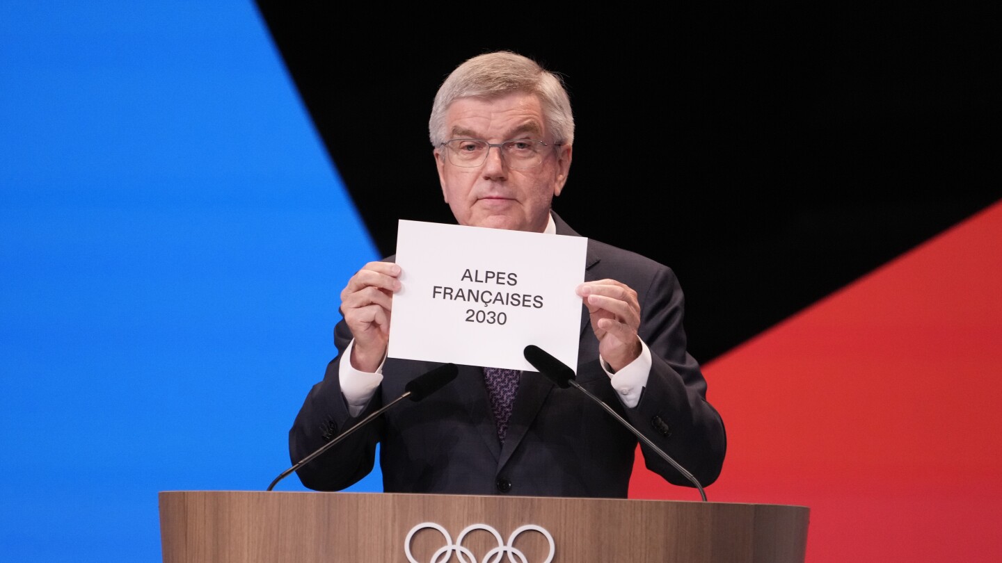 IOC approves French Alps bid backed by President Macron to host the 2030 Winter Olympics