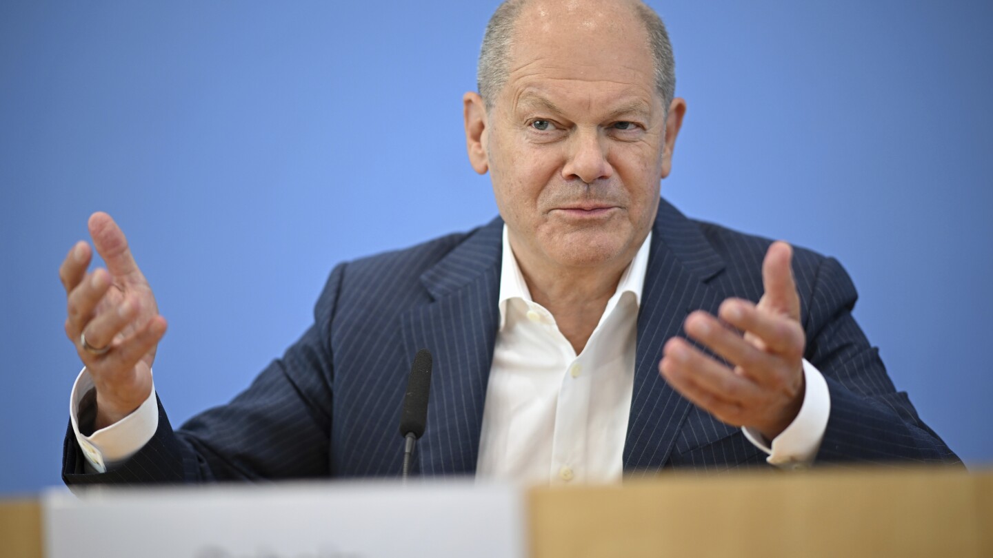 Germany’s Scholz confident of turning round his struggling party’s fortunes in run for a 2nd term