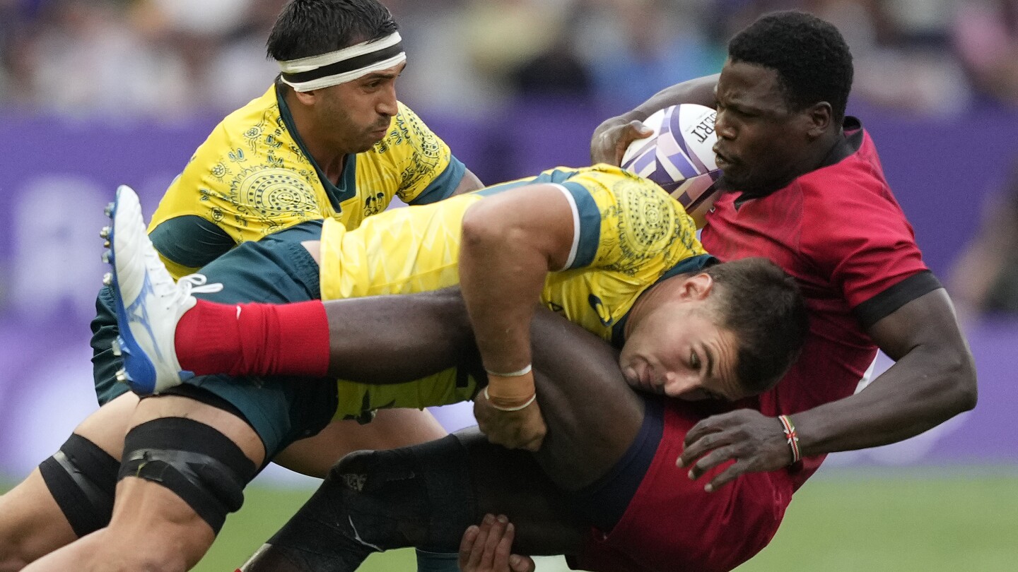 France struggles in Day 1 of the Olympic rugby sevens tournament