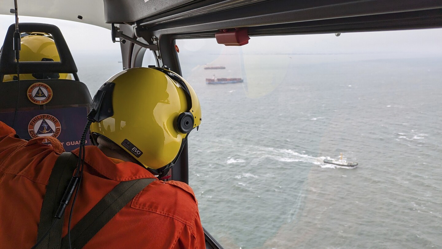 Philippine oil tanker sinks in Manila Bay, raising concerns about a possible major spill