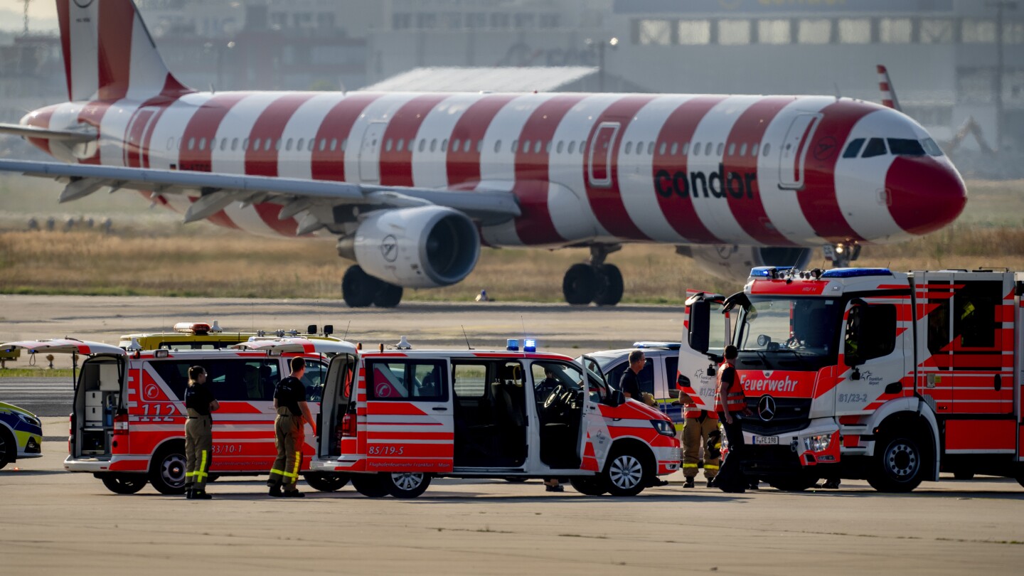 Climate protest at Frankfurt Airport forces a temporary halt to flights