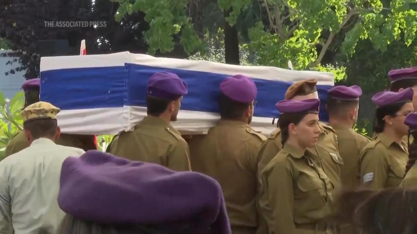 Funeral in Tel Aviv for one of five Israeli hostages whose bodies were recovered in Gaza | AP News