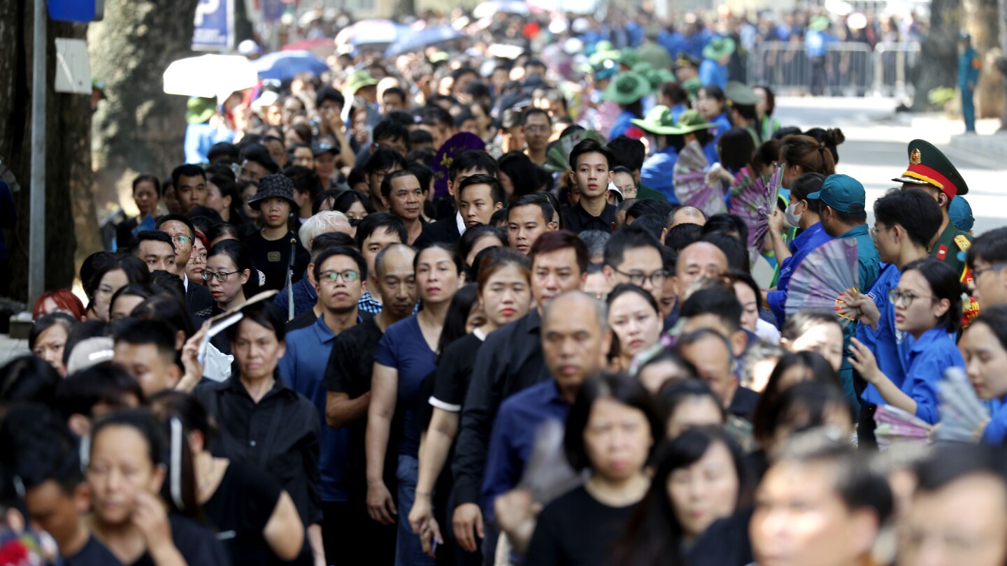 Vietnam Communist Party chief’s funeral draws thousands of mourners, including world leaders