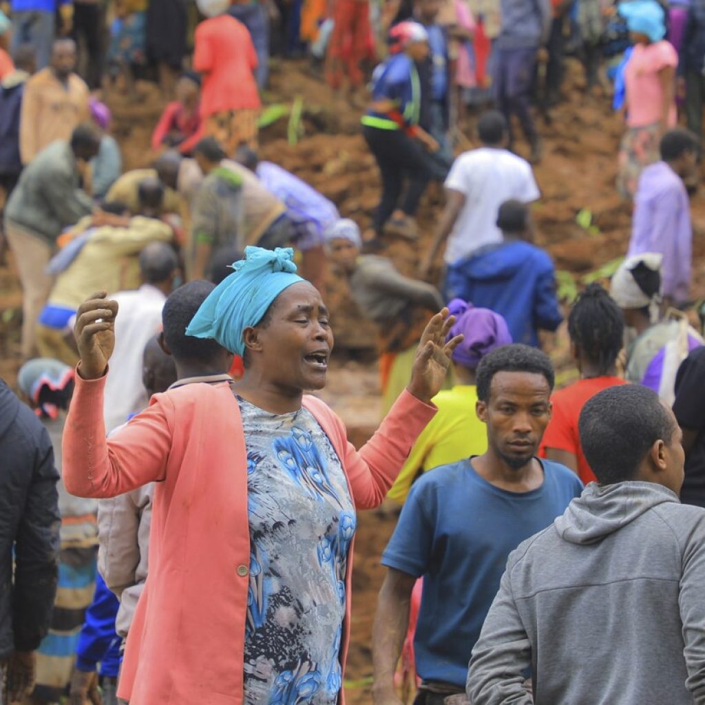 Search for people missing after Ethiopia mudslides continues as death toll rises to 257