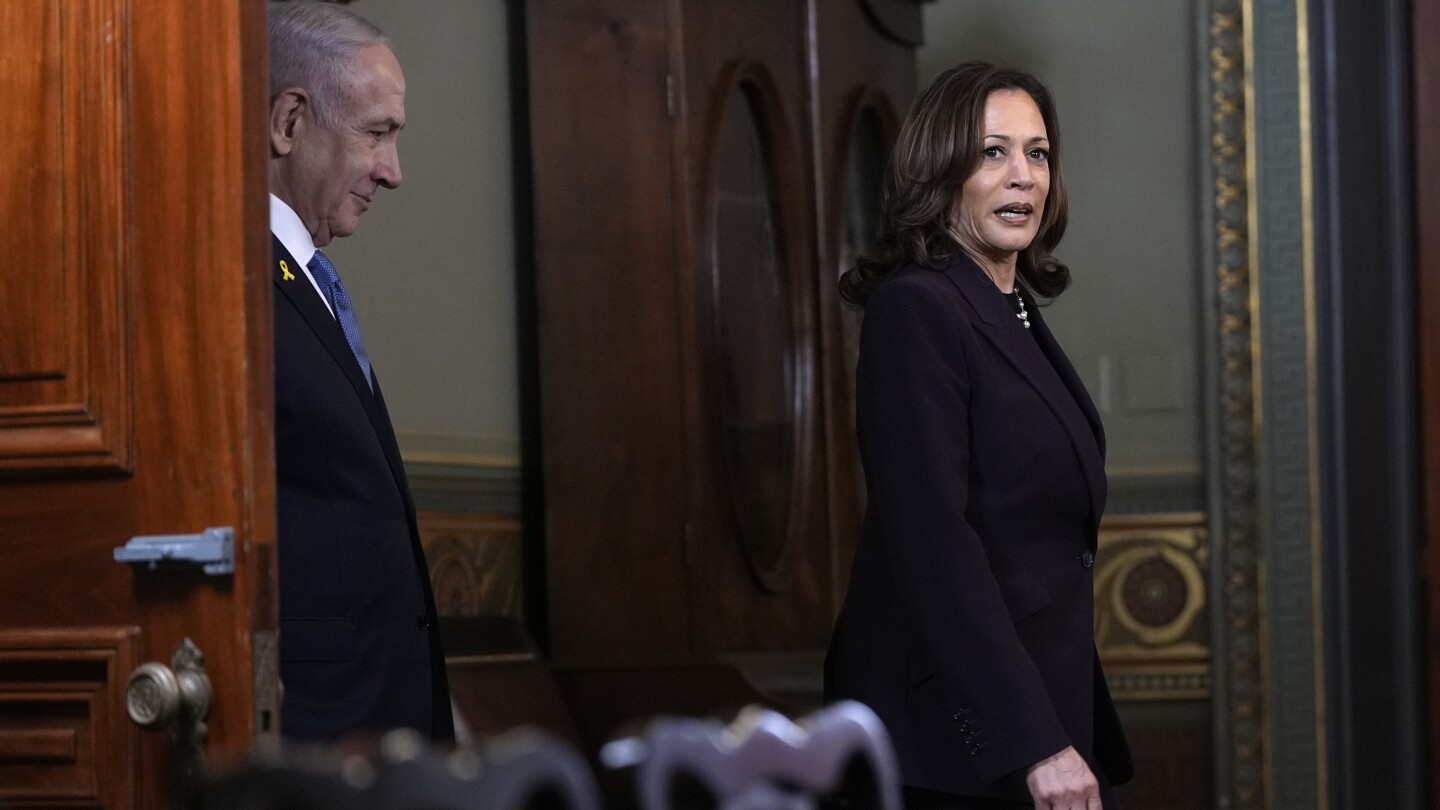 Israel-Hamas war latest: US Vice President Harris urges Netanyahu to reach a cease-fire deal soon