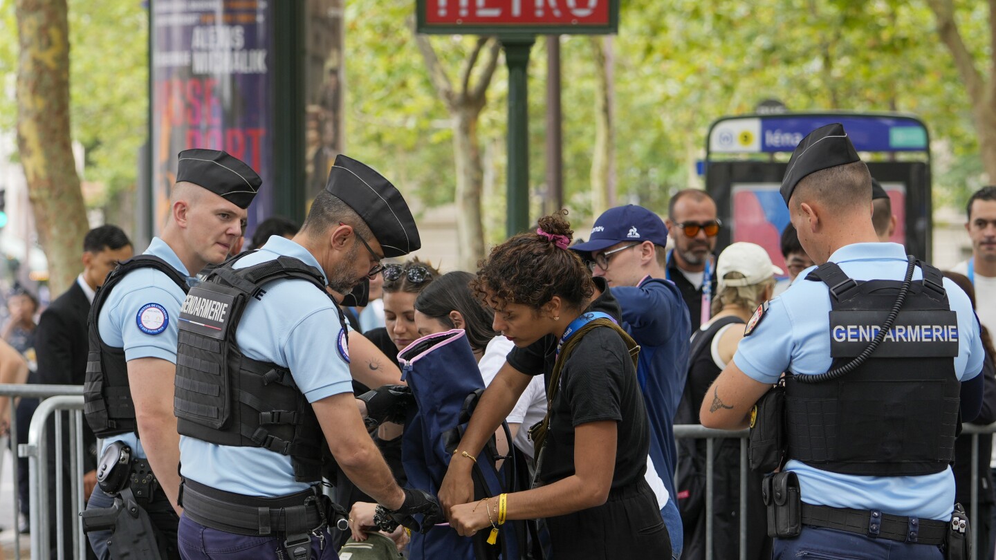 Paris deploys massive security to keep the Olympics opening ceremony safe