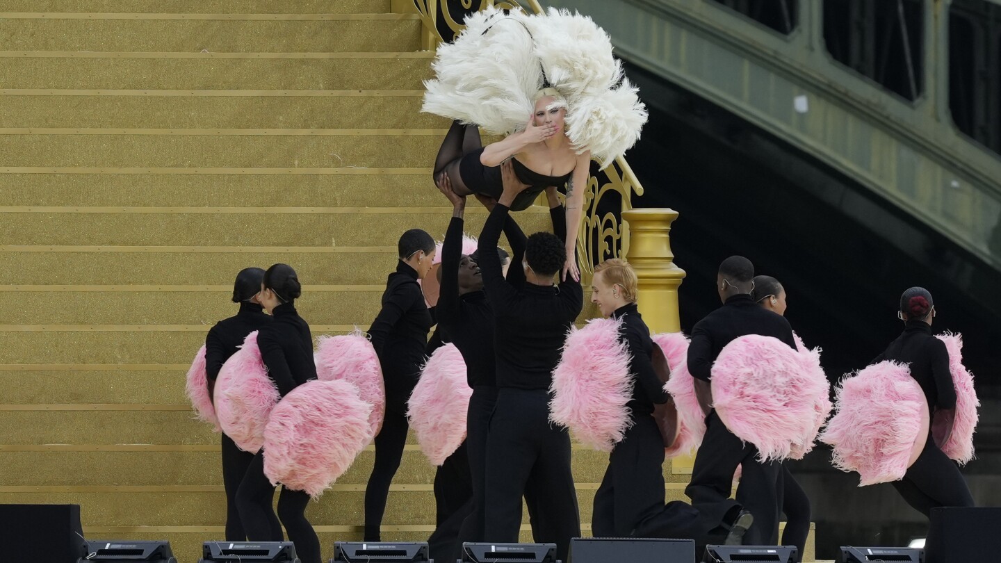 What song did Lady Gaga perform at the Olympics opening ceremony?