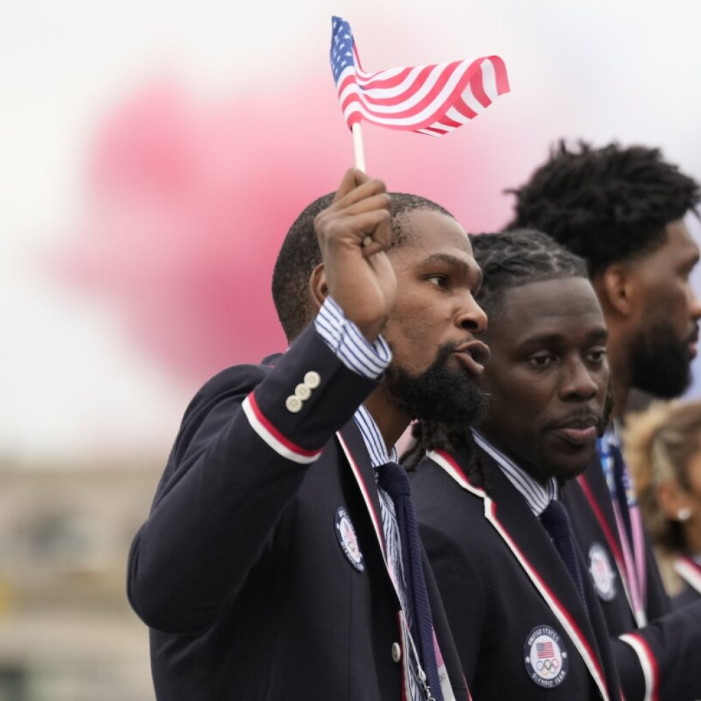 Kevin Durant ‘hopefully’ will play for the US in its Olympic opener against Serbia