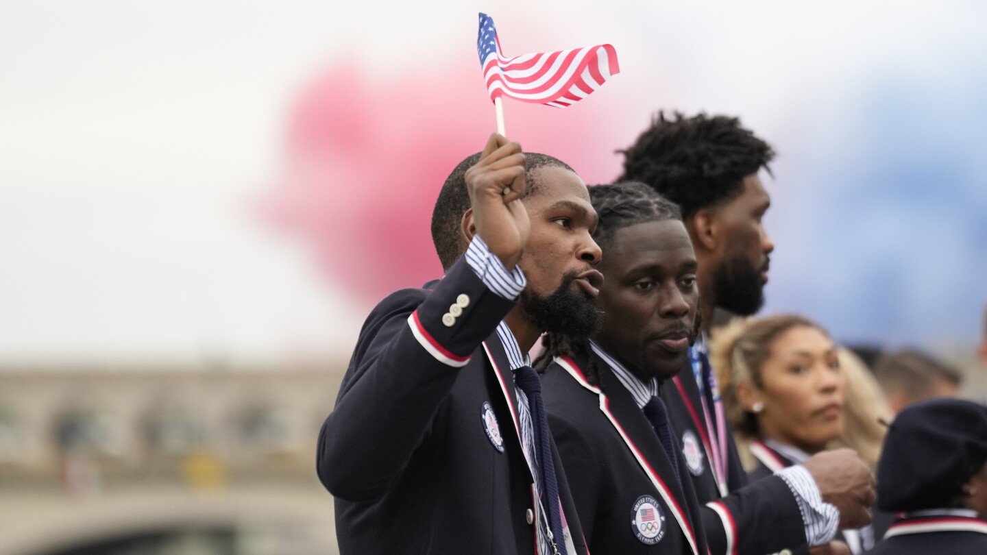 Kevin Durant ‘hopefully’ will play for the US in its Olympic opener against Serbia