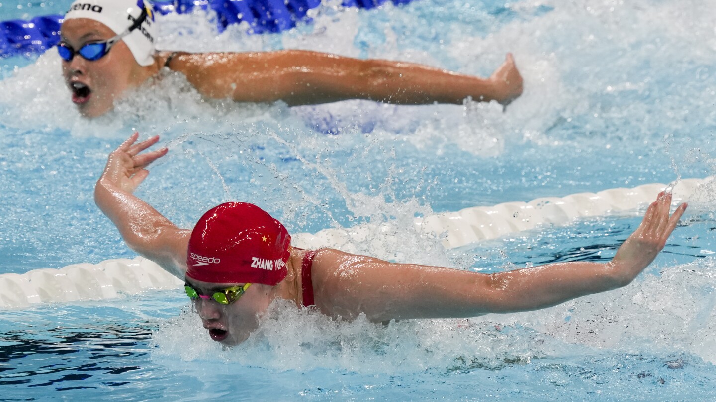 Zhang Yufei hopes Chinese swimmers will be accepted as clean after dozens of tests ahead of Paris