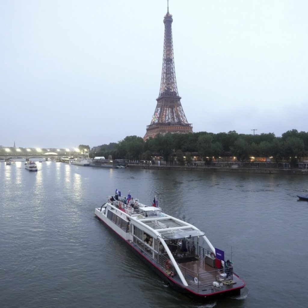 Olympic triathletes hope the Seine River is clean enough for swimming after recent rains