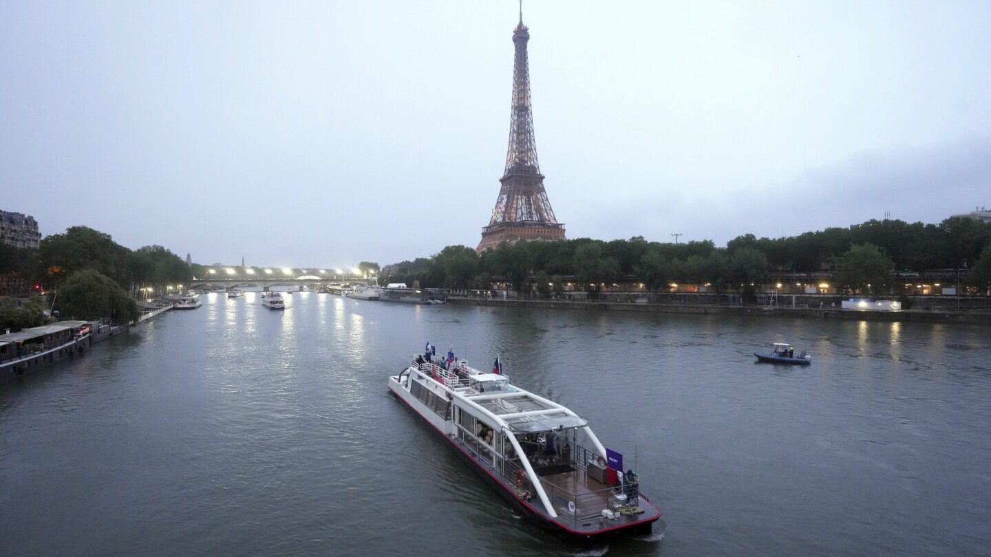 Olympic triathletes hope the Seine River is clean enough for swimming after recent rains