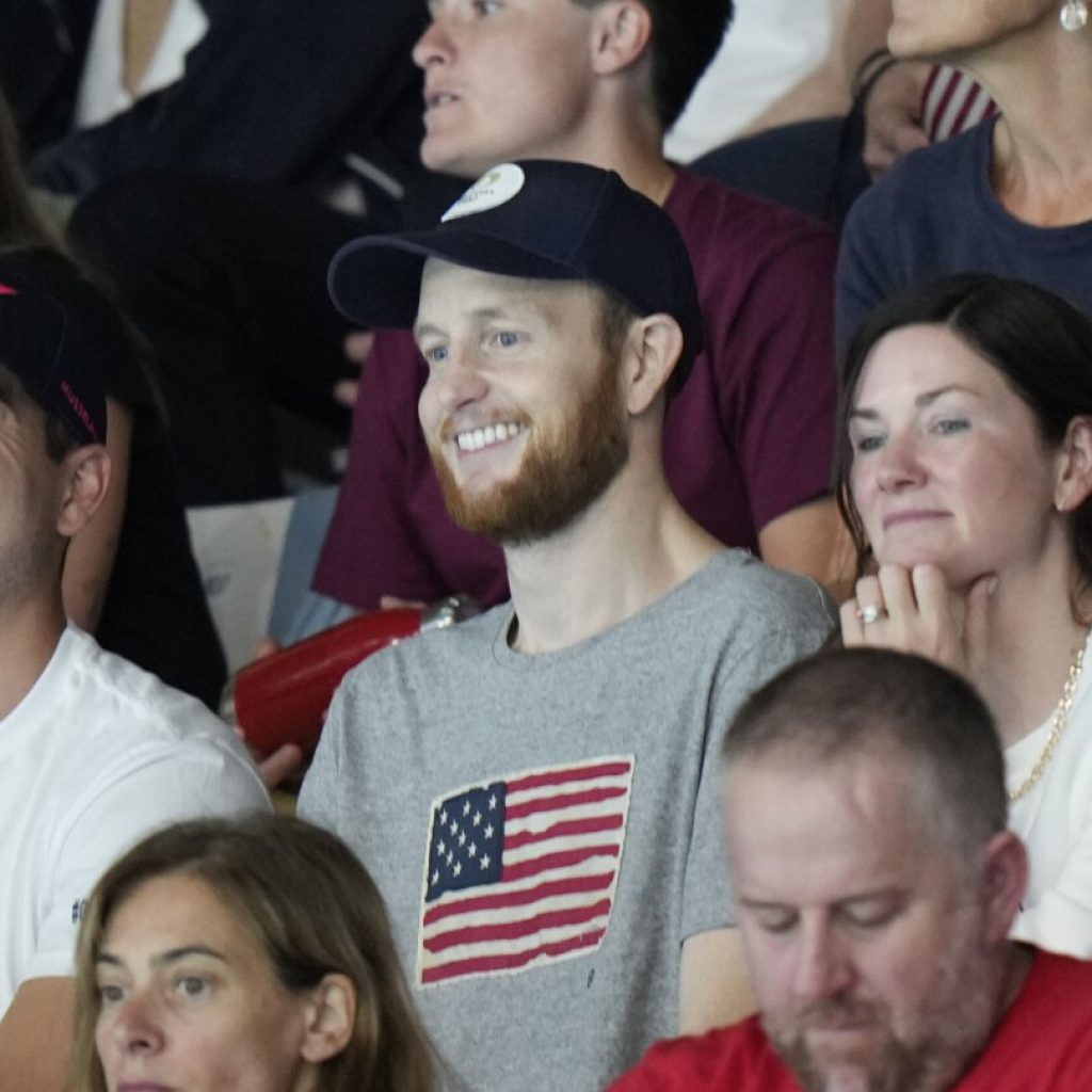 US water polo star cheered on by her husband at Paris Olympics as he deals with lung cancer