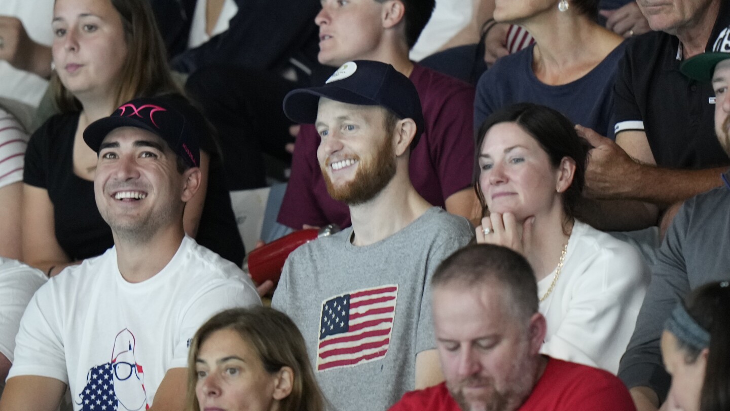 US water polo star cheered on by her husband at Paris Olympics as he deals with lung cancer