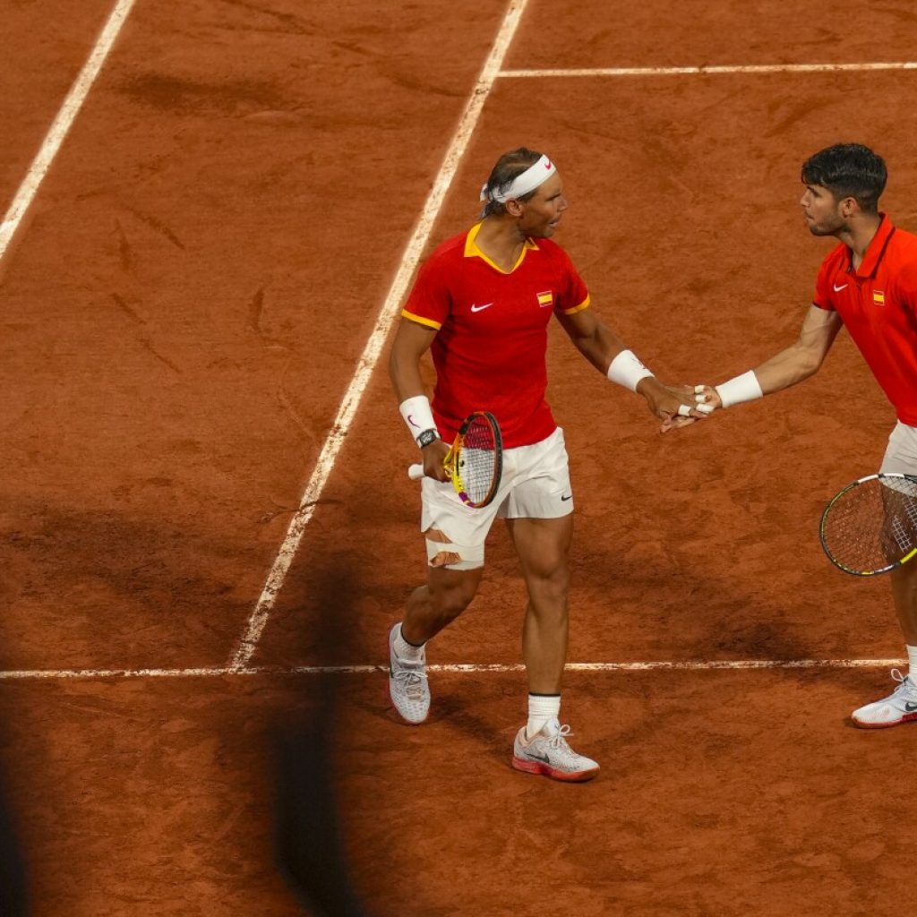 Rafael Nadal and Carlos Alcaraz start the Paris Olympics with a doubles victory