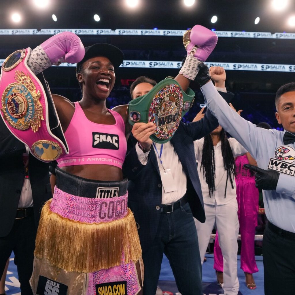 Claressa Shields knocks out Vanessa Lepage-Joanisse in 2nd round, winning 4th and 5th titles