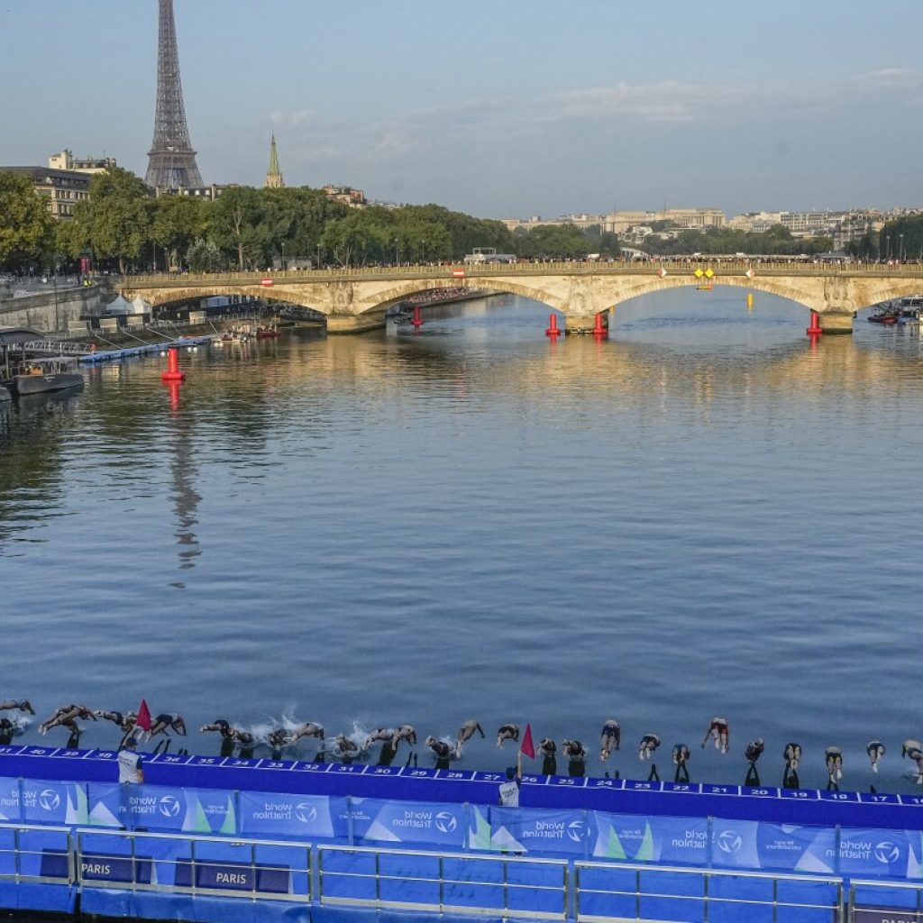 Olympics pre-race triathlon event in Seine River canceled over water quality concerns