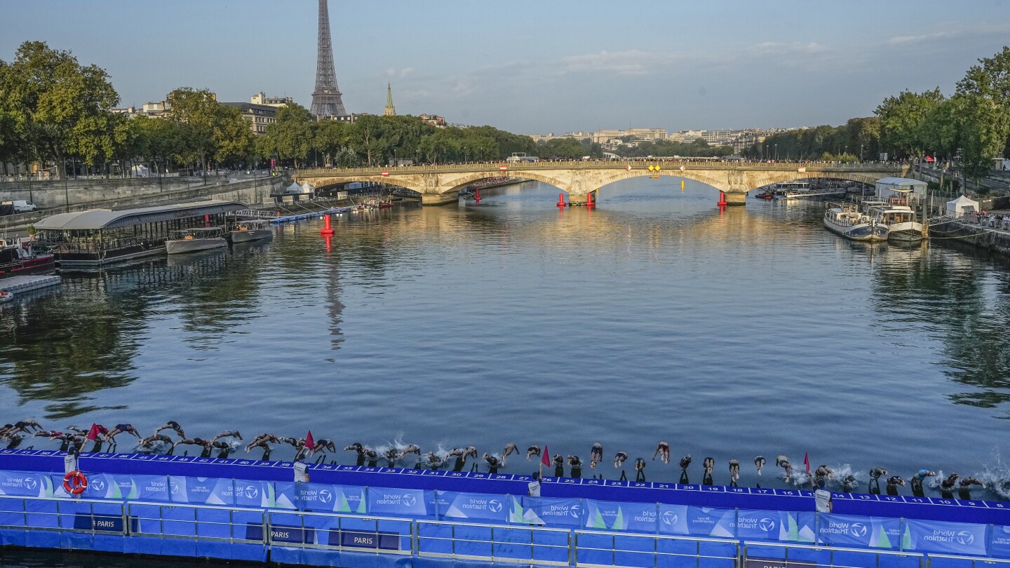 Olympics pre-race triathlon event in Seine River canceled over water quality concerns